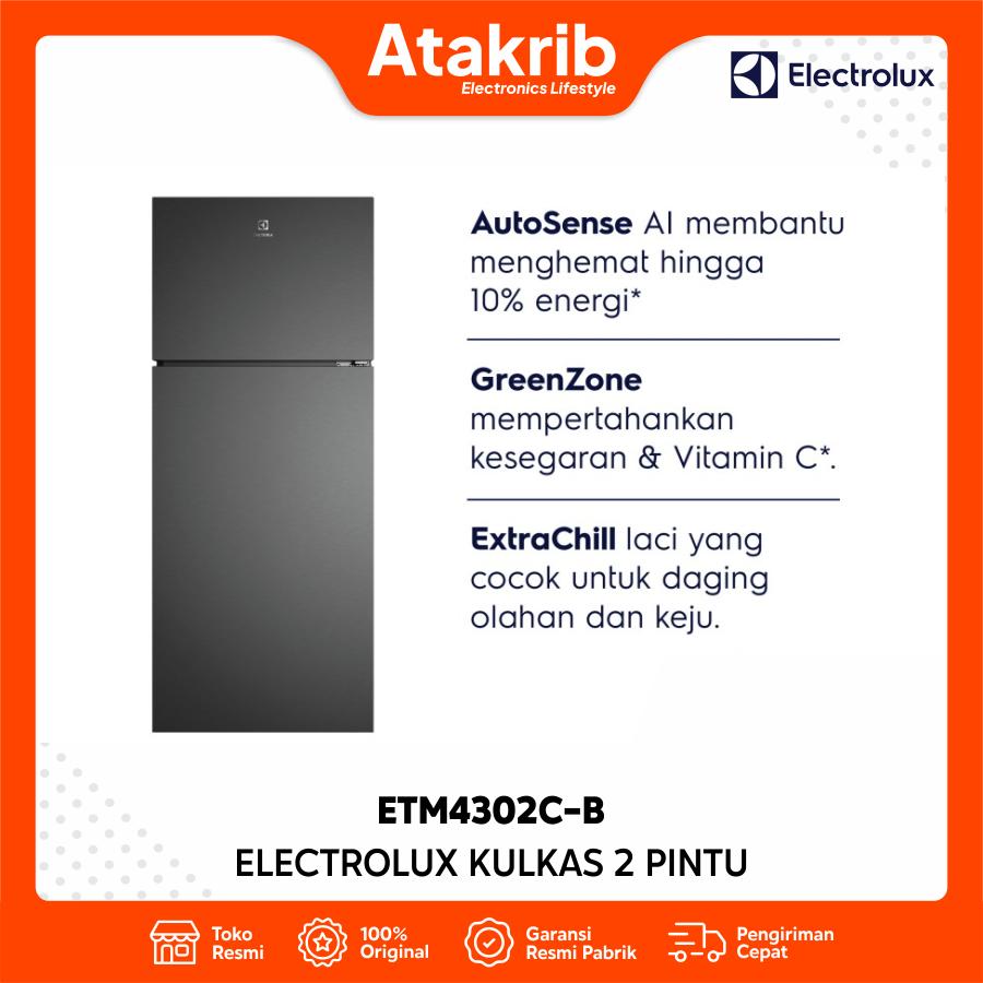 ELECTROLUX KULKAS 2 PINTU BIG ETM4302C-B 