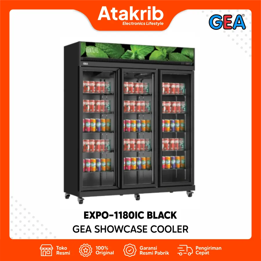 GEA SHOWCASE EXPO-1180IC BLACK 