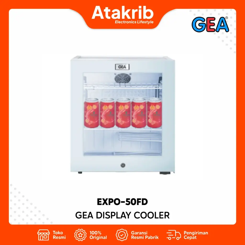 GEA DISPLAY COOLER EXPO-50FD WHITE 