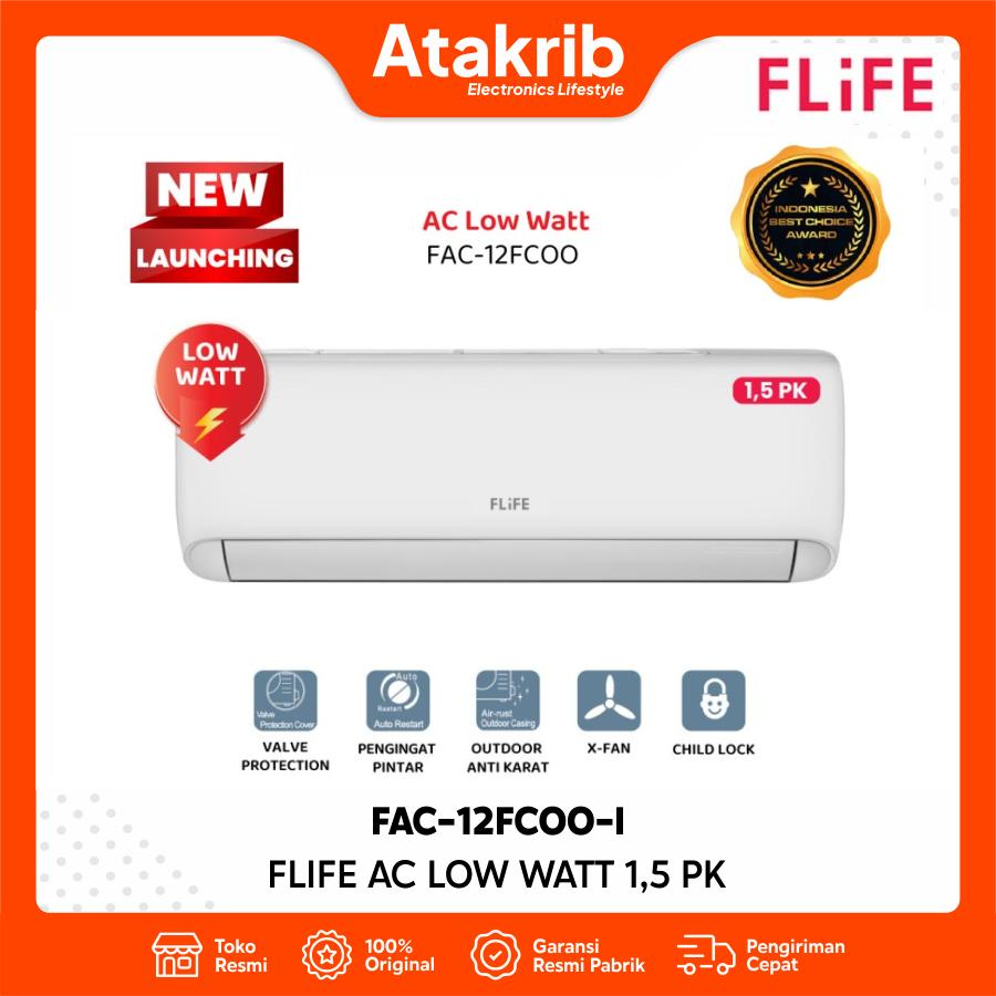 FLIFE AC LOW WATT 1,5 PK FAC-12FCOO-I 