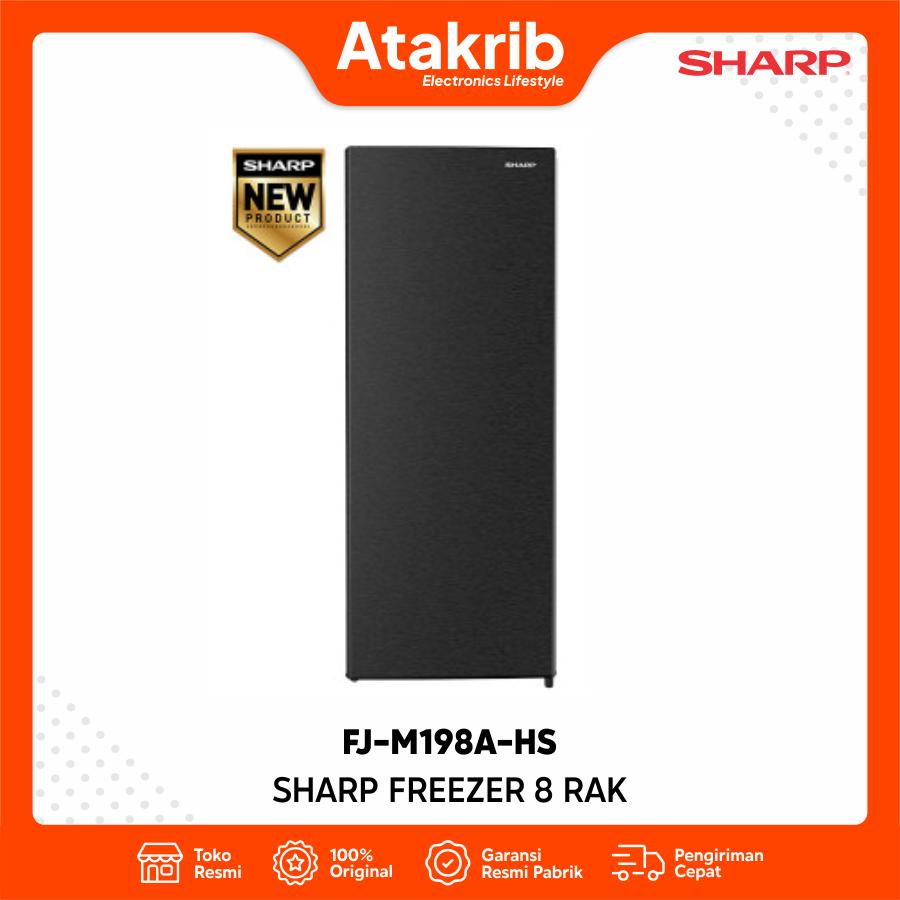 SHARP FREEZER 8 RAK FJ-M198A-HS 