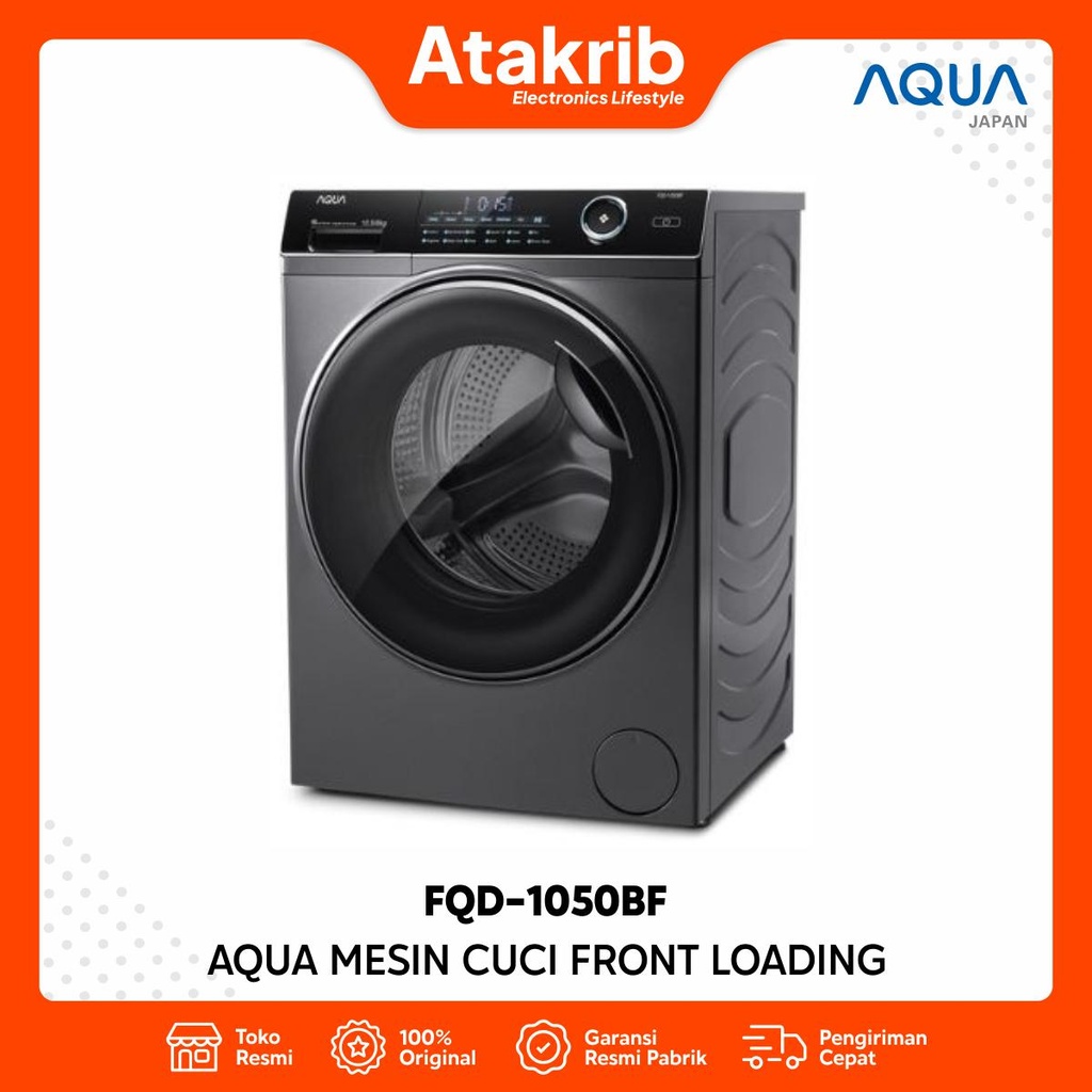 AQUA FRONT LOADING WASHER DRYER FQD-1050BF 