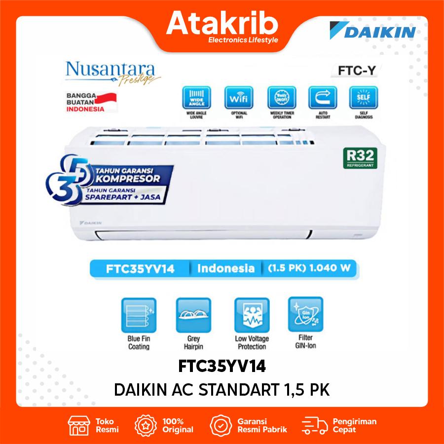 DAIKIN AC STANDART 1,5 PK FTC35YV14 