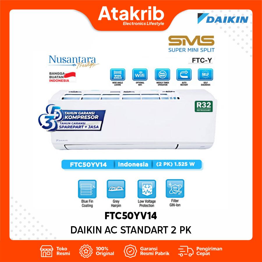 DAIKIN AC STANDART 2 PK FTC50YV14 