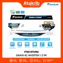 DAIKIN AC INVERTER 1/2 PK FTKC15TVM4 