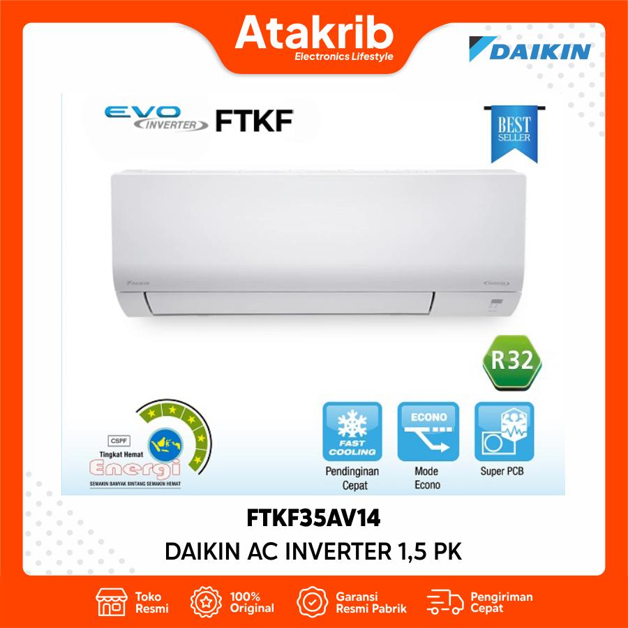DAIKIN AC INVERTER 1,5 PK FTKF35AV14 