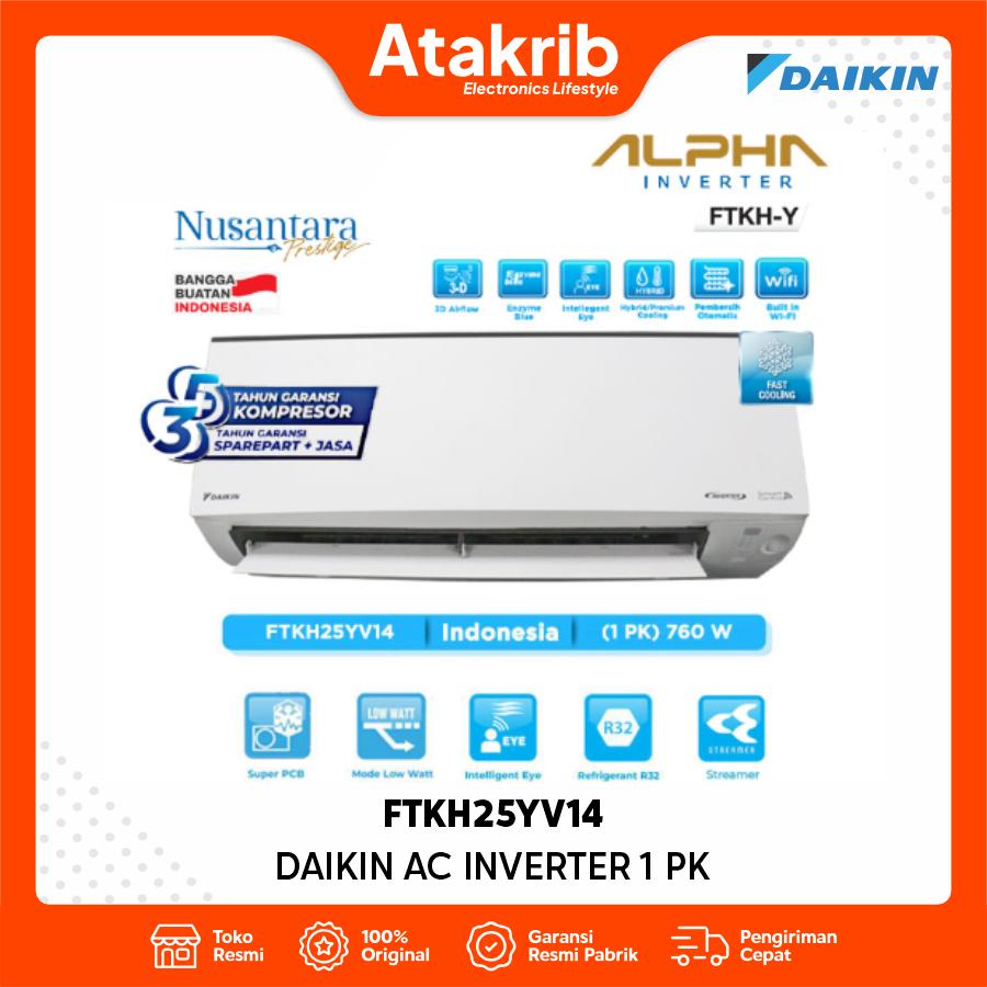 DAIKIN AC INVERTER 1 PK FTKH25YV14 