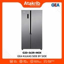 GEA KULKAS SIDE BY SIDE G2D-563R-INOX 