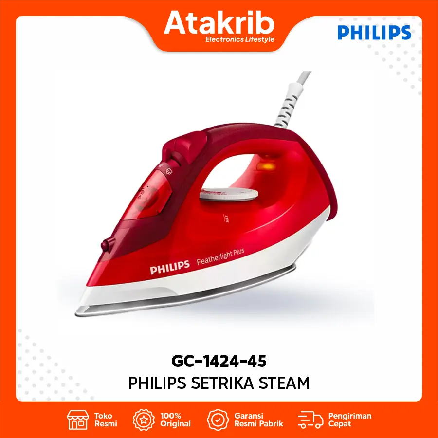 PHILIPS SETRIKA STEAM GC-1424-45 