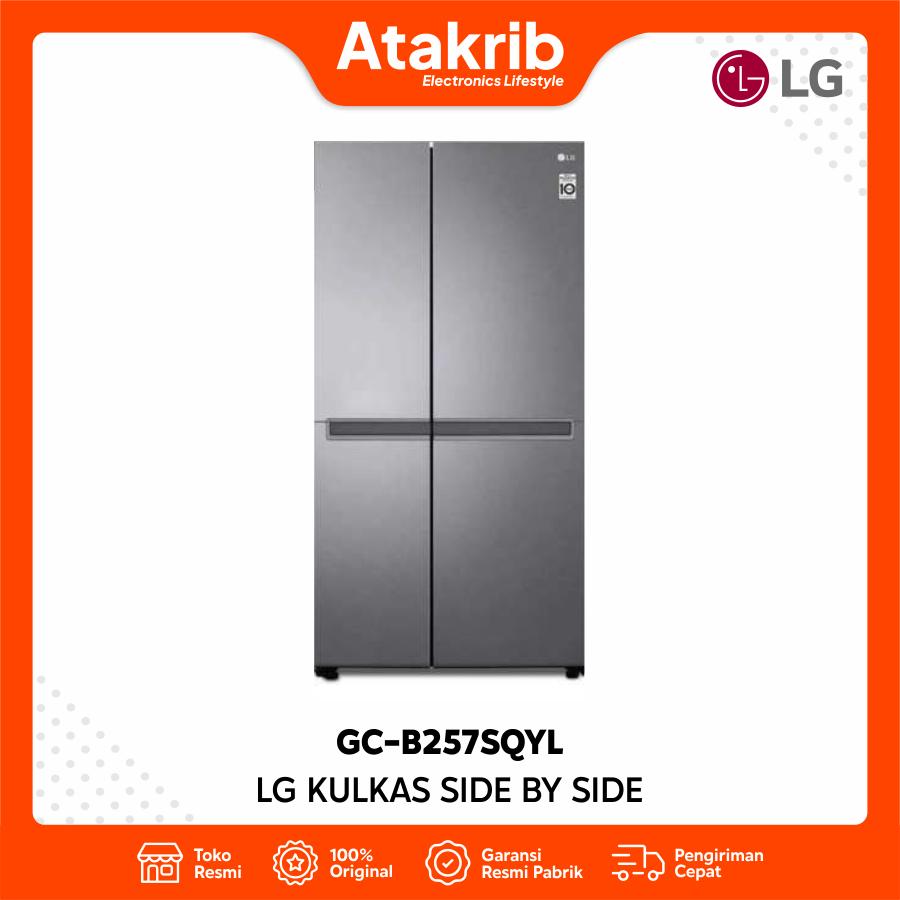 LG KULKAS SIDE BY SIDE GC-B257SQYL 
