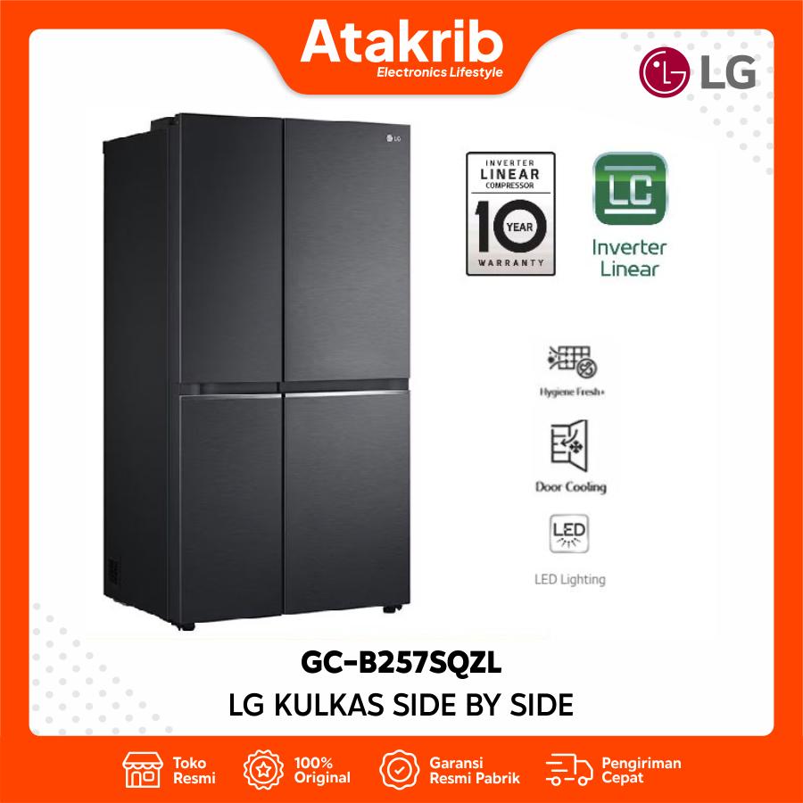 LG KULKAS SIDE BY SIDE GC-B257SQZL 