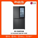 LG KULKAS SIDE BY SIDE GC-V24FFCHB 
