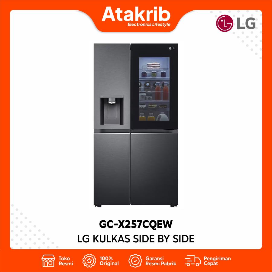 LG KULKAS SIDE BY SIDE GC-X257CQEW 