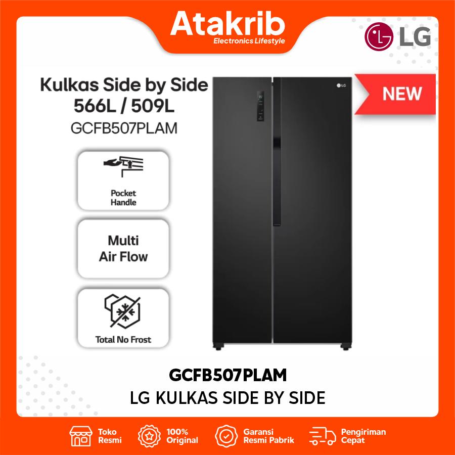 LG KULKAS SIDE BY SIDE GCFB507PLAM 