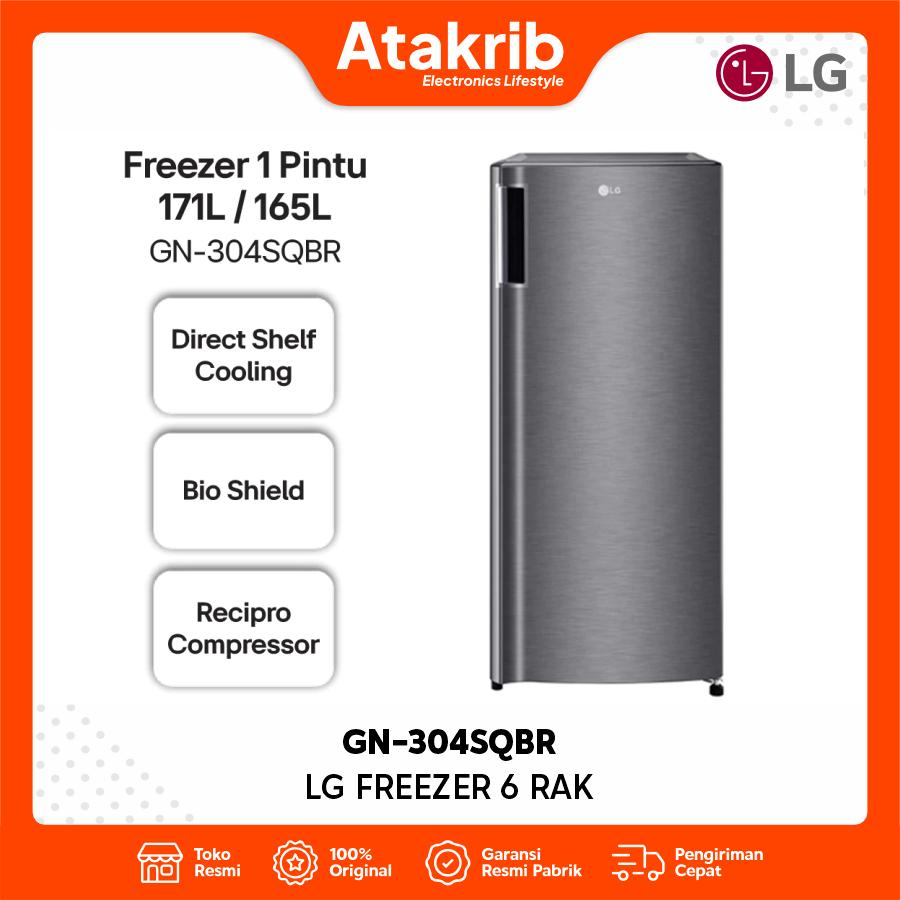 LG FREEZER 6 RAK GN-304SQBR 