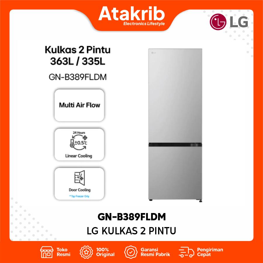 LG KULKAS 2 PINTU BIG GN-B389FLDM 