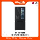 LG KULKAS SIDE BY SIDE GV-K25FFGEB 