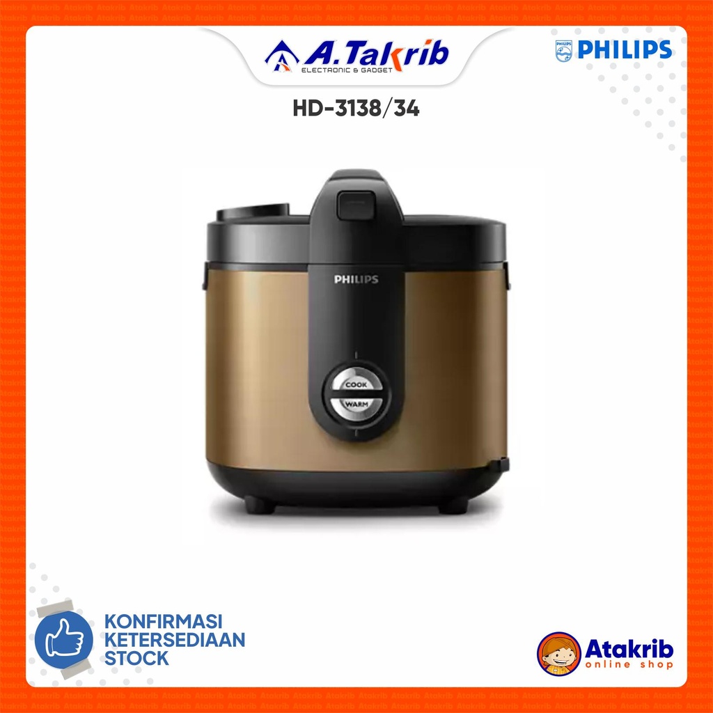 PHILIPS RICE COOKER HD-3138-34 