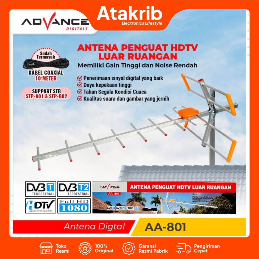 ADVANCE ANTENA DIGITAL HDTV-AA801 