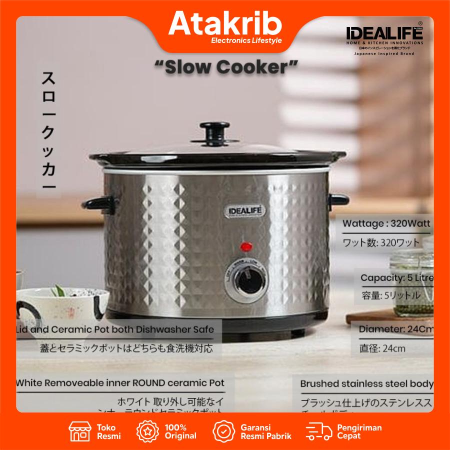IDEALIFE SLOW COOKER IL-350 