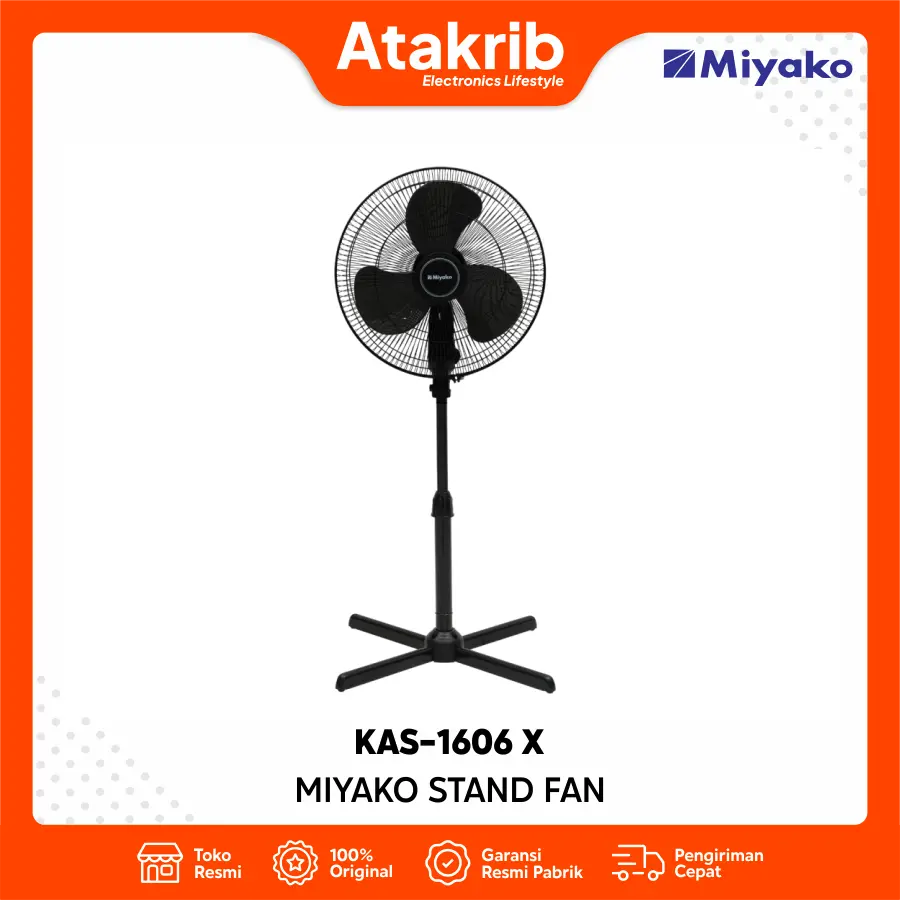 MIYAKO STAND FAN KAS-1606 X 