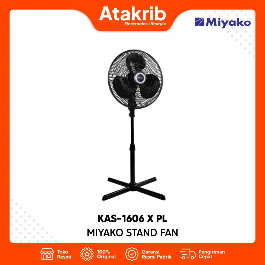 MIYAKO STAND FAN KAS-1606 X PL 