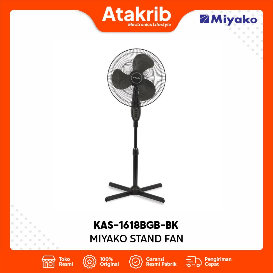 MIYAKO STAND FAN KAS-1618BGB-BK 
