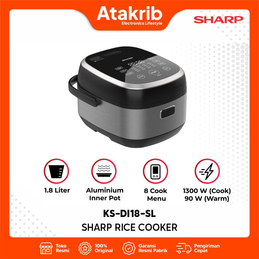 SHARP RICE COOKER KS-DI18-SL 