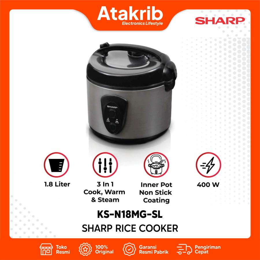SHARP RICE COOKER KS-N18MG-SL 