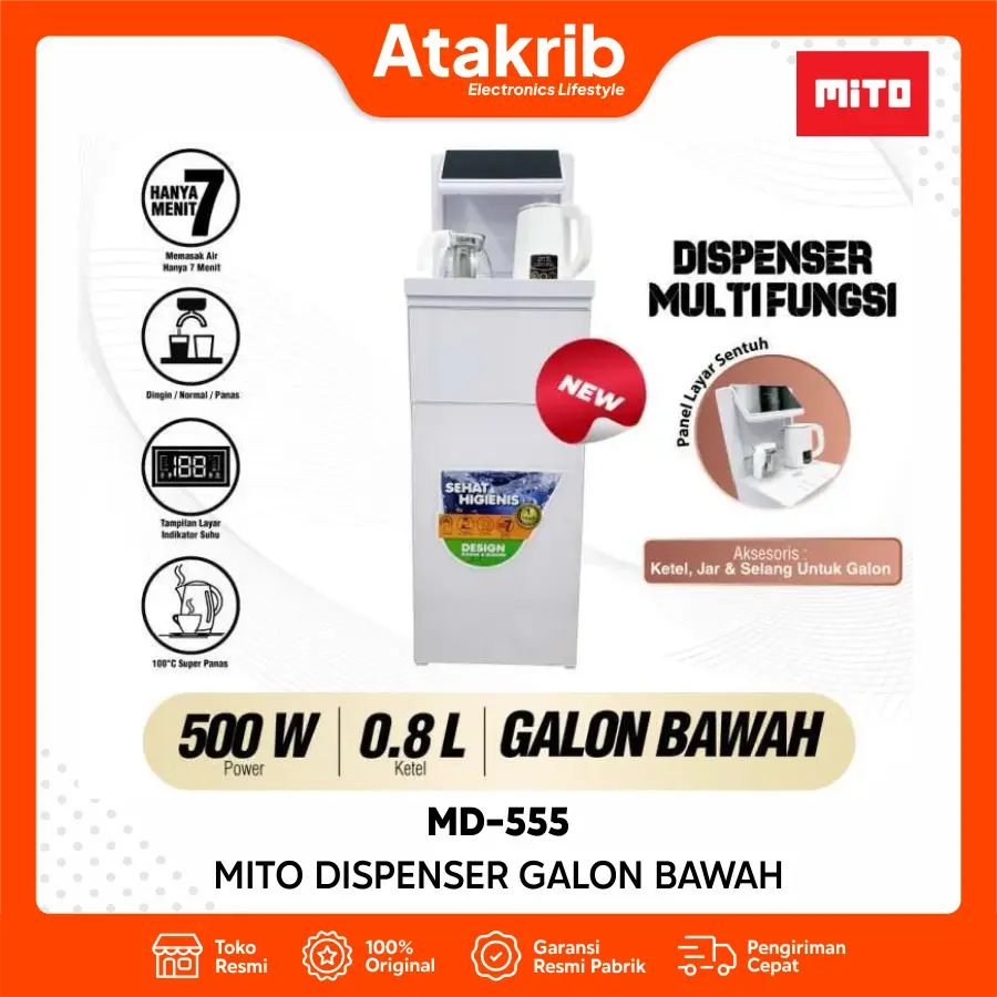 MITO DISPENSER MD-555 WHITE 
