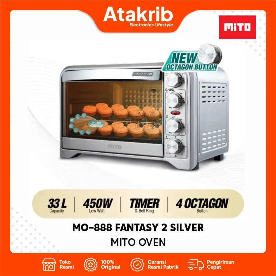 MITO OVEN MO-888 FANTASY 2 SILVER 