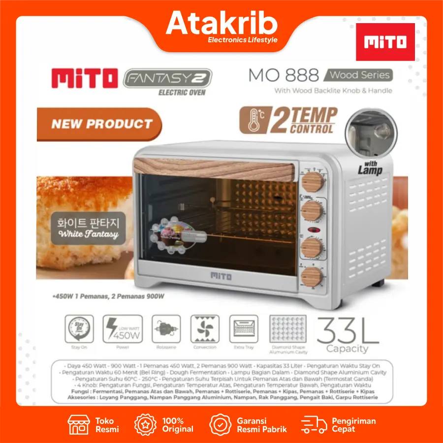 MITO OVEN MO-888 FANTASY 2 WHITE 