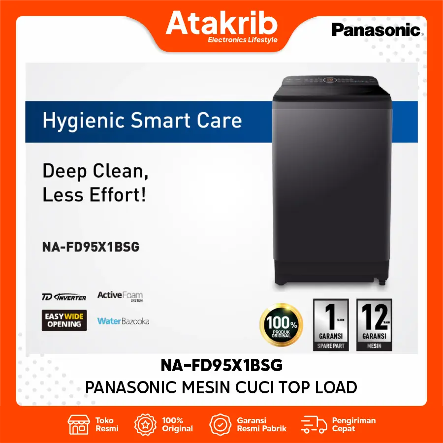 PANASONIC FULL AUTO 1 TB NA-FD95X1BSG 