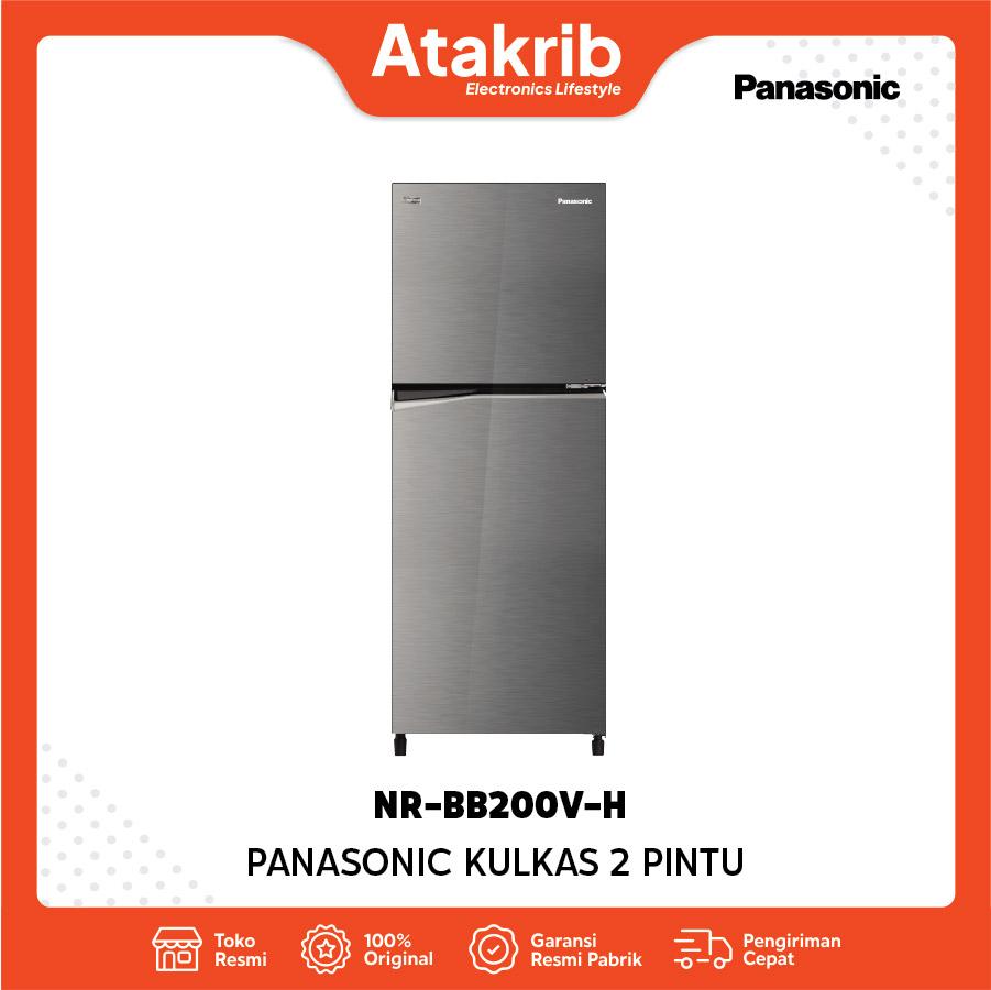 PANASONIC KULKAS 2 PINTU SMALL NR-BB200V-H 