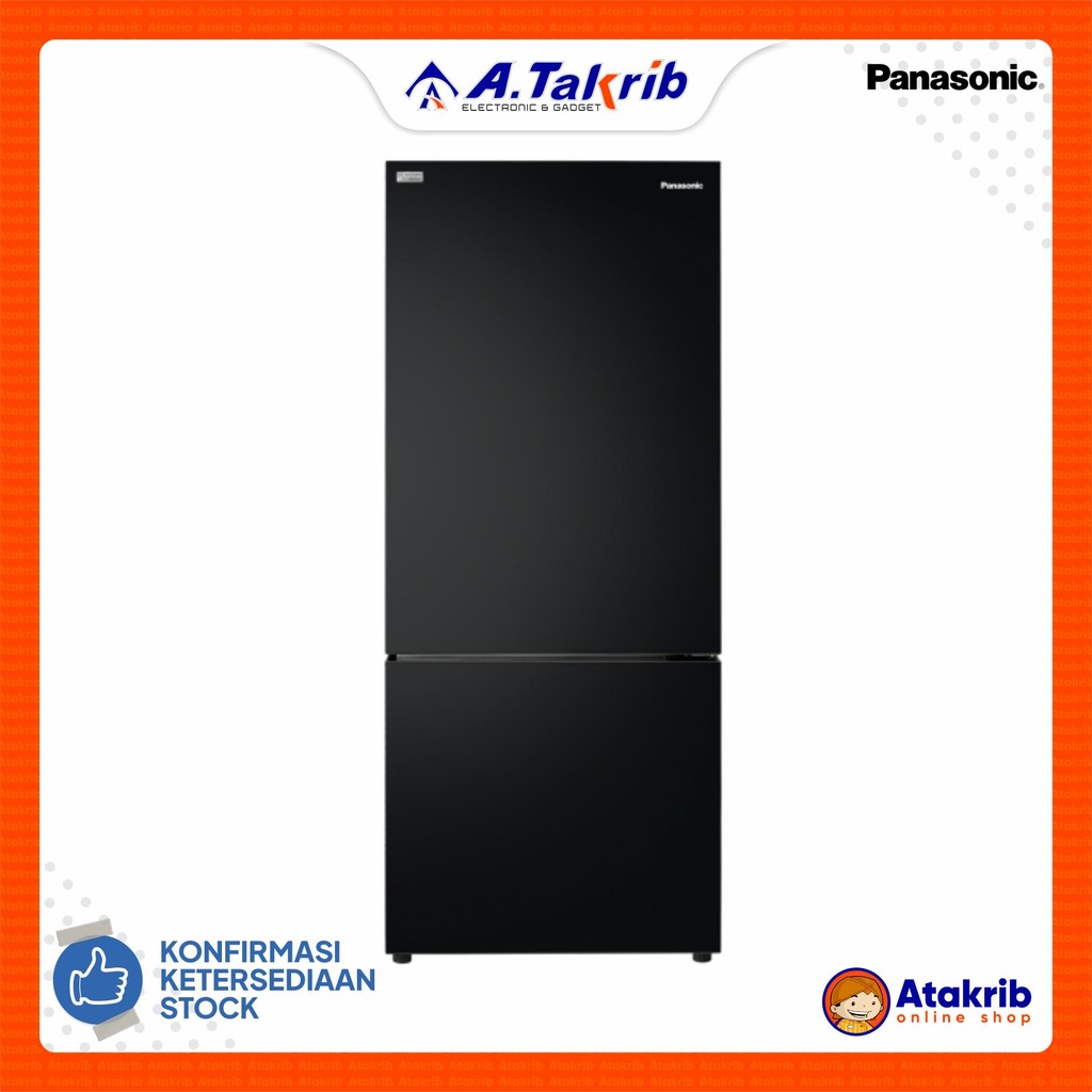 PANASONIC KULKAS 2 PINTU BIG NR-BX421BPKD 