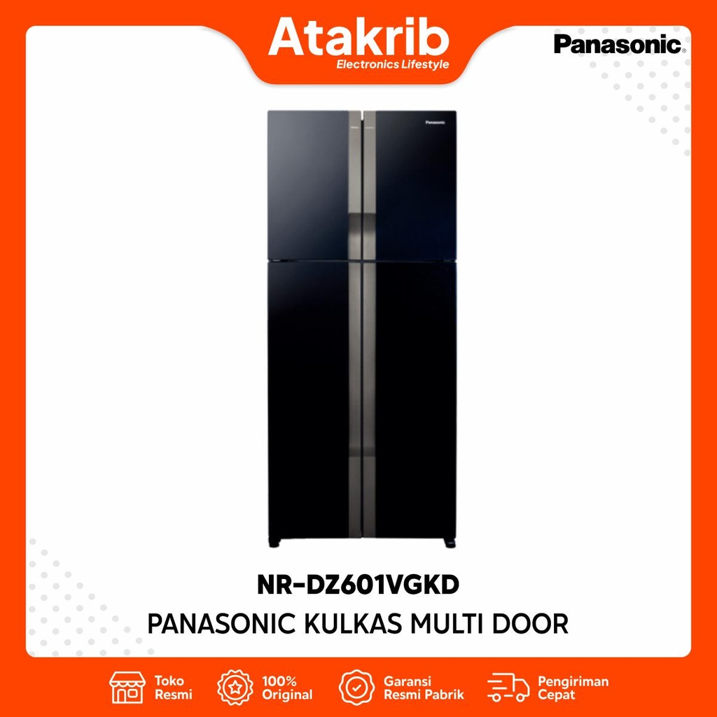 PANASONIC KULKAS MULTI DOOR NR-DZ601VGKD 