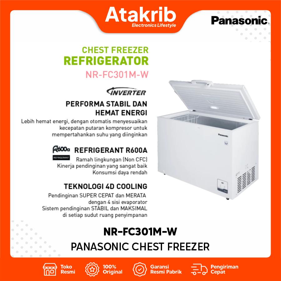 PANASONIC CHEST FREEZER NR-FC301M-W 
