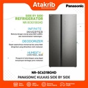 PANASONIC KULKAS SIDE BY SIDE NR-SC631BGHD 