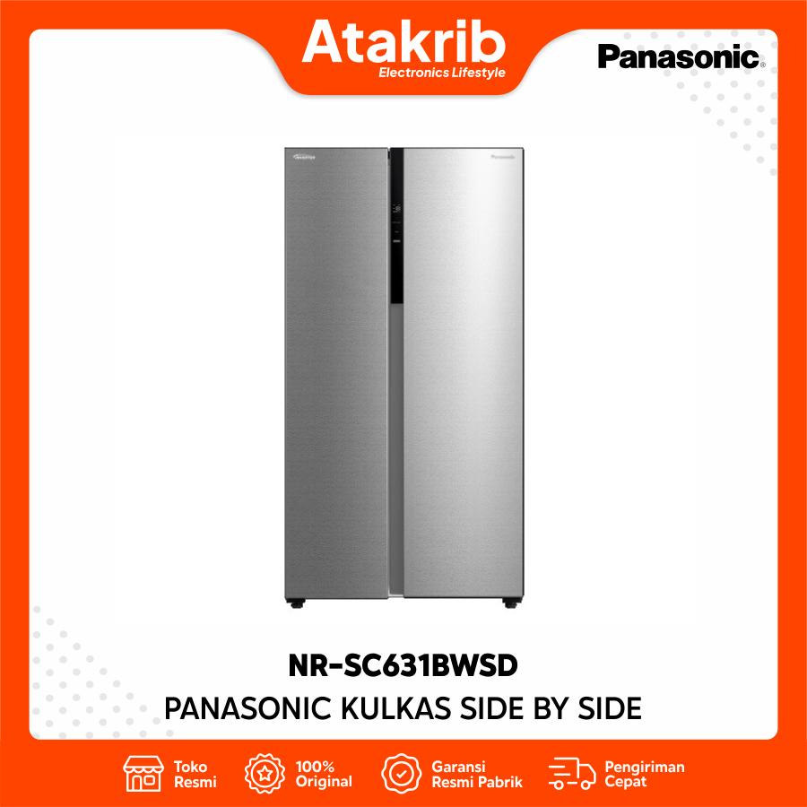 PANASONIC KULKAS SIDE BY SIDE NR-SC631BWSD 