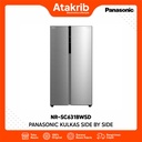 PANASONIC KULKAS SIDE BY SIDE NR-SC631BWSD 