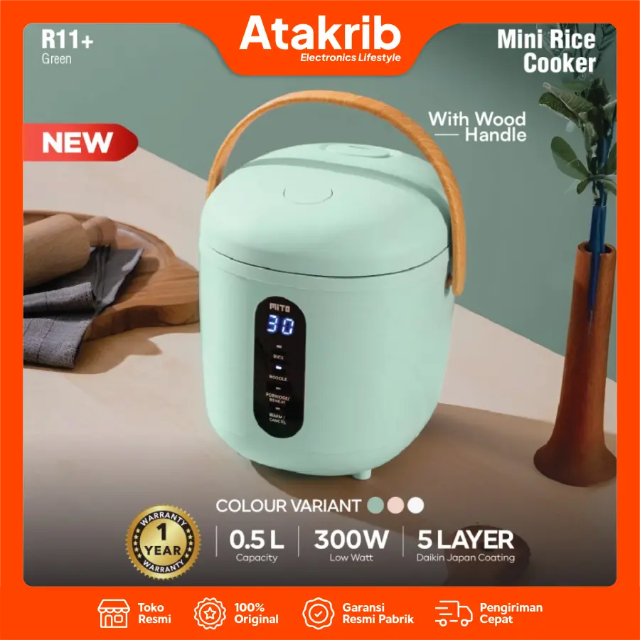 MITO RICE COOKER R-11 GREEN 