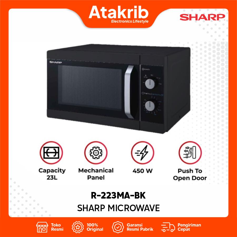 SHARP MICROWAVE R-223MA-BK 
