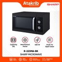 SHARP MICROWAVE R-223MA-BK 