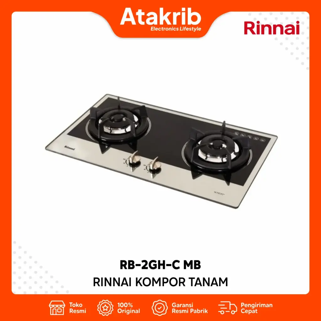 RINNAI BUILT IN HOB RB-2GH-C MB 