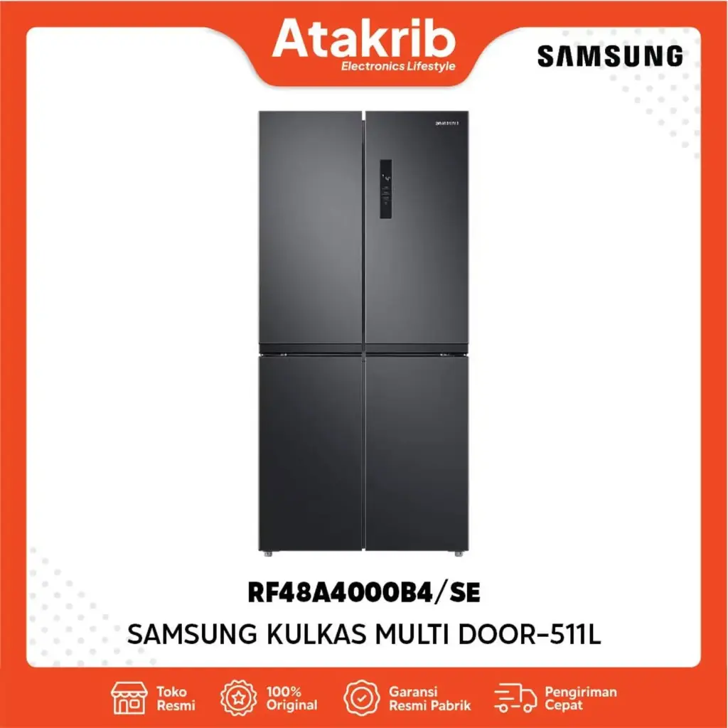 SAMSUNG KULKAS MULTI DOOR RF48A4000B4/SE 