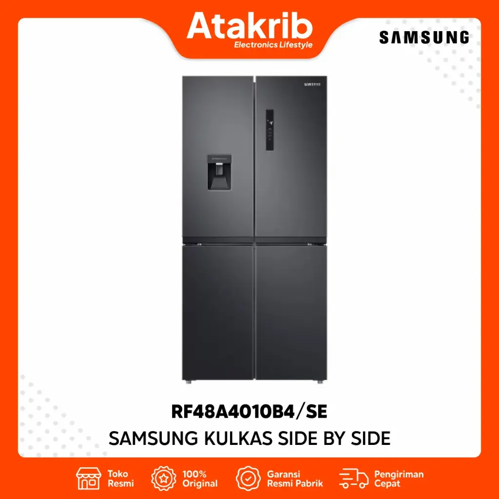 SAMSUNG KULKAS MULTI DOOR RF48A4010B4/SE 