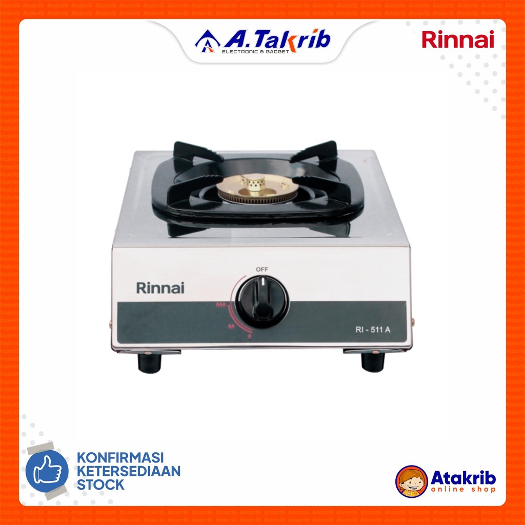 RINNAI KOMPOR GAS KOMERSIAL RI-511A 