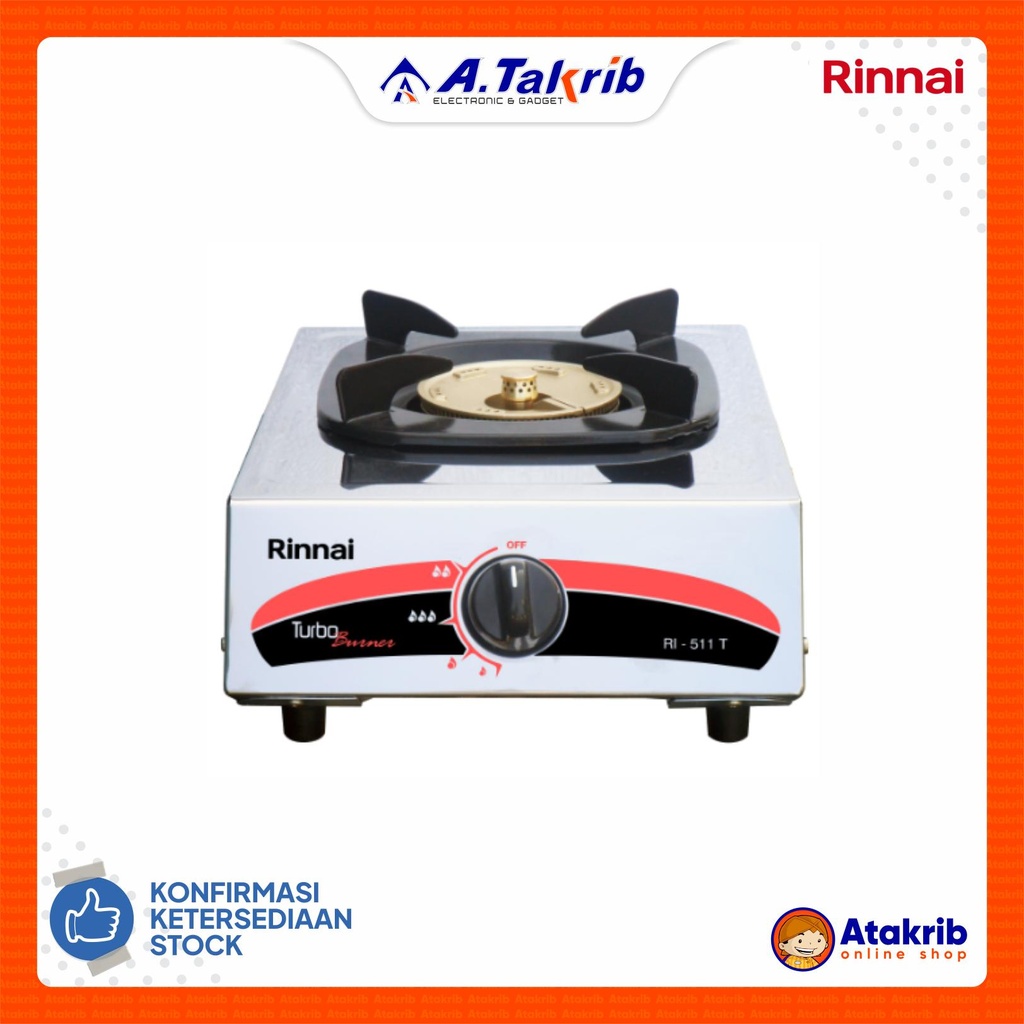 RINNAI KOMPOR GAS KOMERSIAL RI-511T 