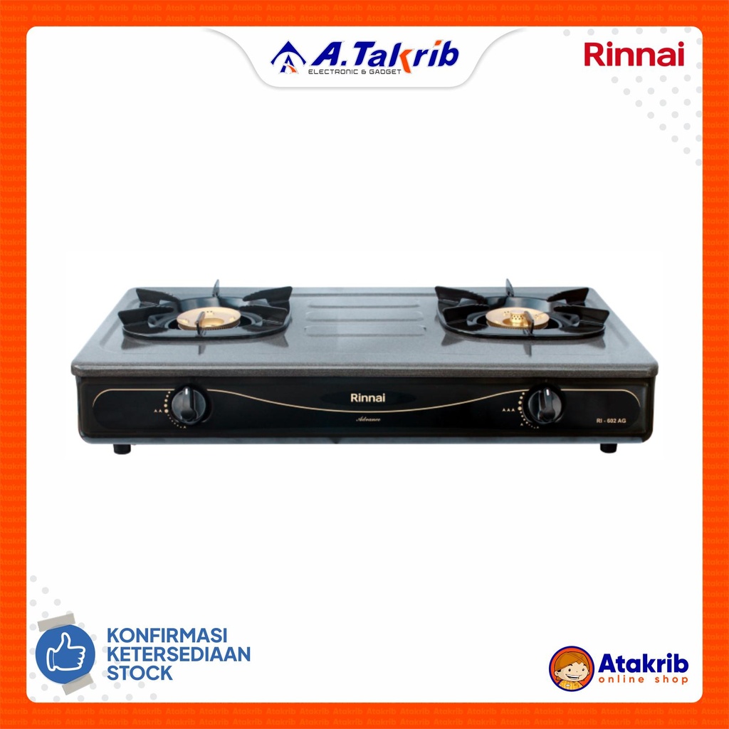 RINNAI KOMPOR GAS KOMERSIAL RI-602AG 