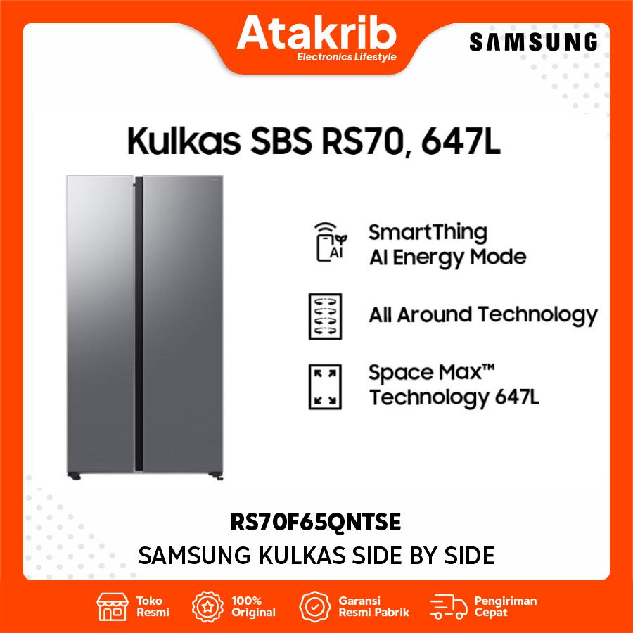SAMSUNG KULKAS SIDE BY SIDE RS70F65QNTSE 